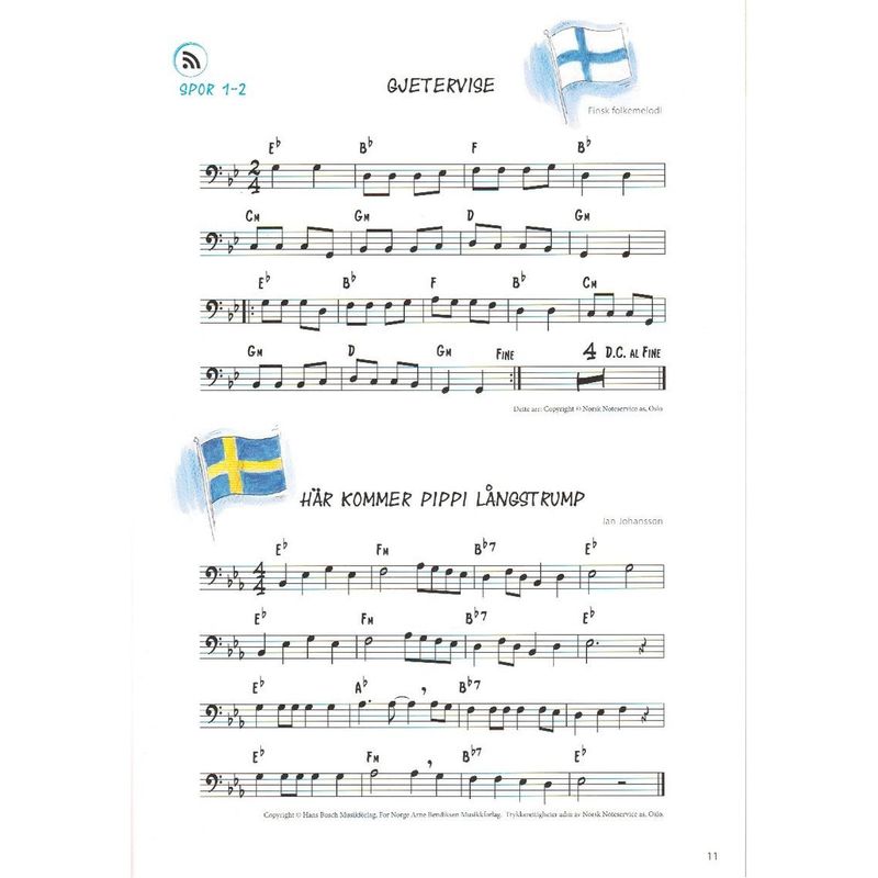 Spill Baryton/Euphonium i F-nøkkel Lærebok 2