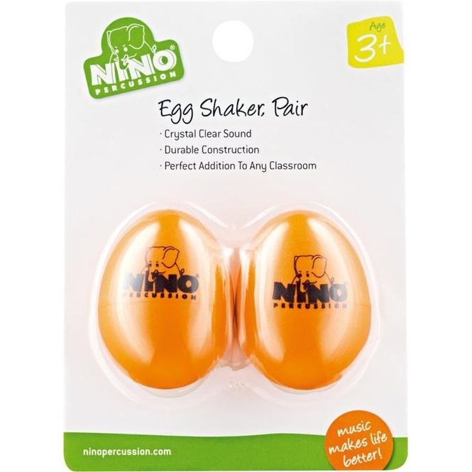 Hovedbilde Meinl NINO540OR-2 Rytmeegg 2 stk, oransje