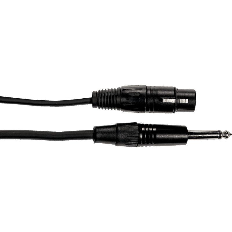 Yellow Cable M03J - Jack hann til XLR hunn mikrofonkabel, 3m