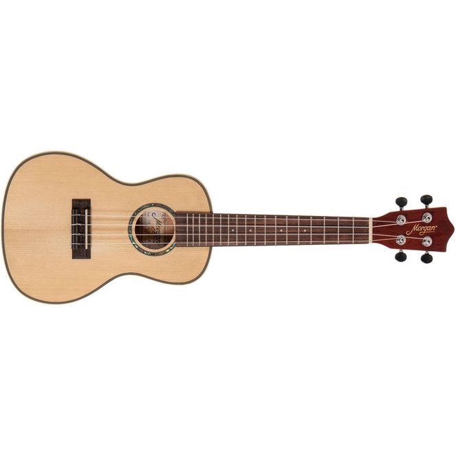 Hovedbilde Morgan UK C 650 S TL Concert-ukulele Thinline, natur/mørk flammelønn