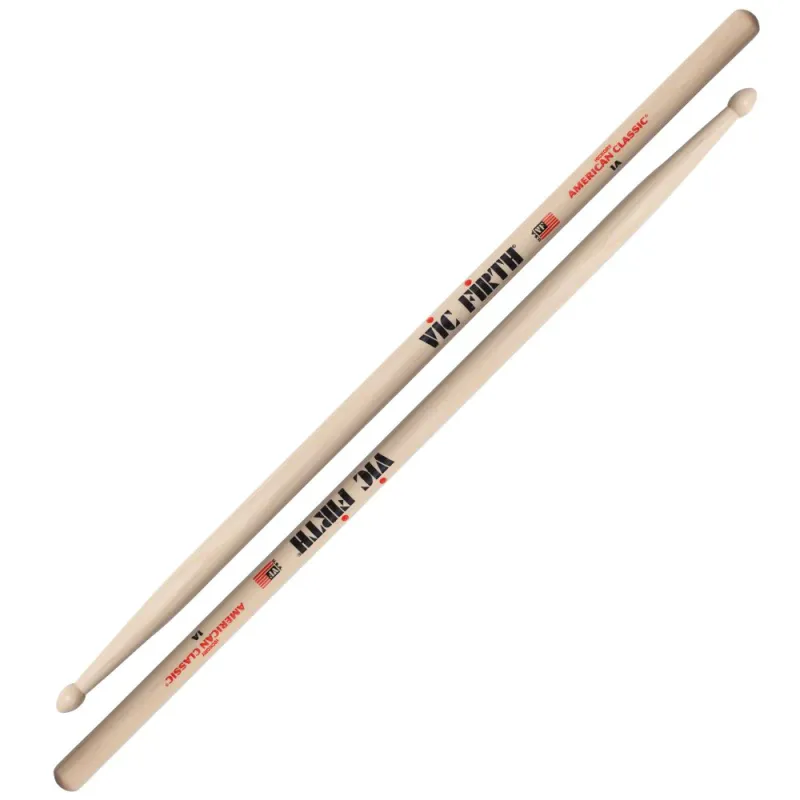 Vic Firth 1A American Classic 1A Wood Tip Trommestikker