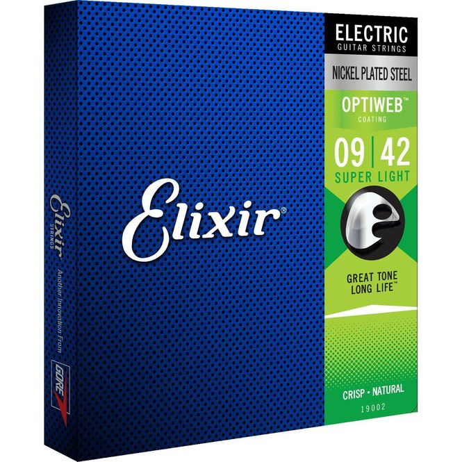 Hovedbilde Elixir Optiweb Elgitarstrenger 19002, Super Light, 009-042