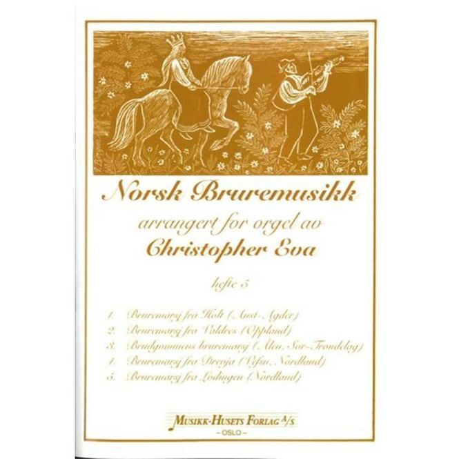 Hovedbilde Norsk Bruremusikk 5, notehefte for orgel