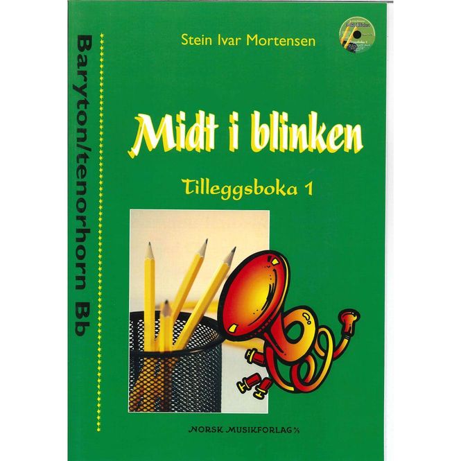 Hovedbilde Midt i blinken Tilleggsboka 1 Baryton/tenorhorn Bb (G-nøkkel)
