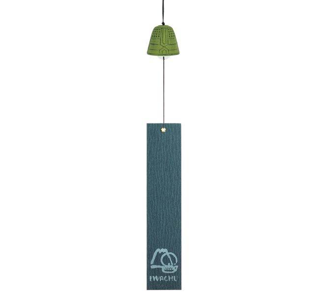 Hovedbilde Iwachu Furin Tsurigane Wind Chime 4,5 cm, Grønn