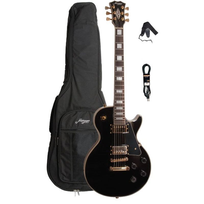 Morgan GP LP 40 BK - Elgitarpakke, svart