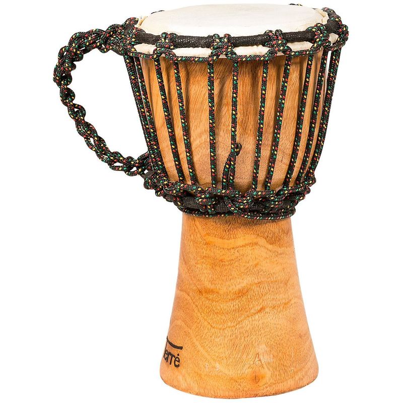 Djembe av mahogni 25 cm, Natur
