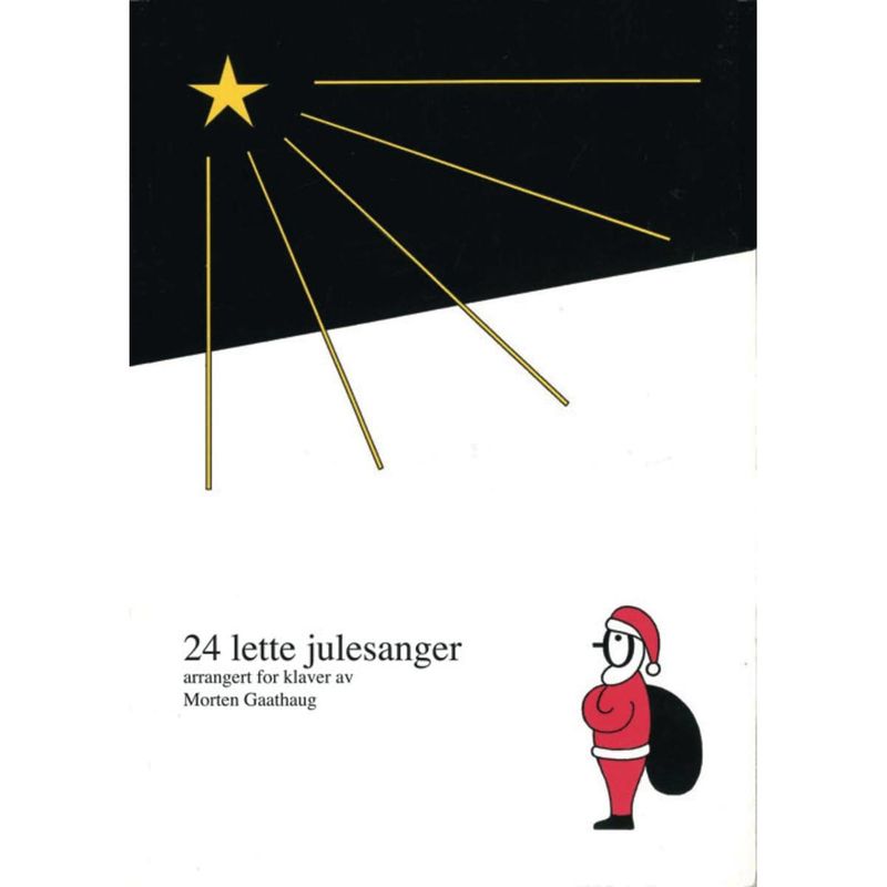24 lette Julesanger for piano